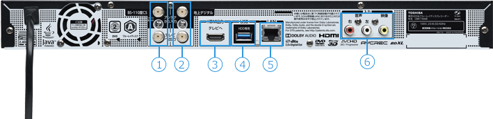 DBR-T3008/T2008/T1008/快適・安心/仕様｜レグザブルーレイ/レグザタイムシフトマシン｜REGZA ： 東芝