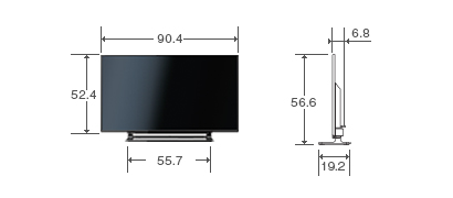 ディスプレイタイプLCD東芝　レグザ　40型テレビ