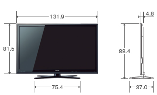 55V型Z1の外形寸法図