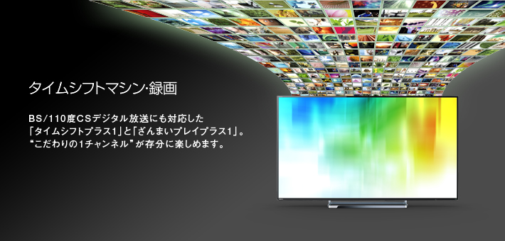 Z8/タイムシフトマシン・録画｜テレビ｜REGZA：東芝