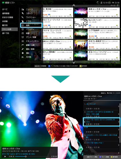 Z810X/機能/みるコレ｜テレビ｜REGZA：東芝