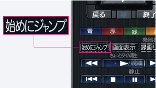 ボタンひとつで番組を冒頭から再生 イメージ