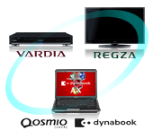 REGZAとQosmioとLANハードディスク