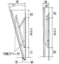 超安い品質 TOSHIBA テレビ 壁掛け金具 FTP-TA14D - キッチン・食器