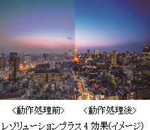 レゾリューションプラス4効果